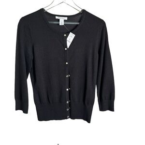 White House Black Market Black Cardigan